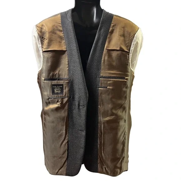 Jack Victor Jacket Blazer Notched Lapel 2-Button Classic Modern‎ Mens Size 41L